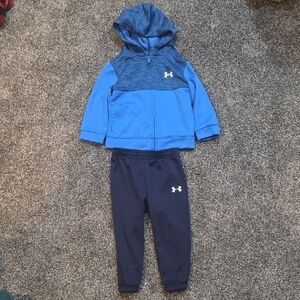 Under Armour Kids Blue and Navy Tracksuit